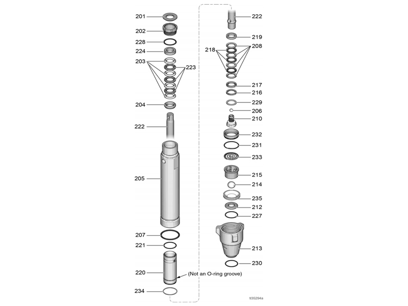 Mark VII Standard - 17E665 - Unterpumpe 17H830