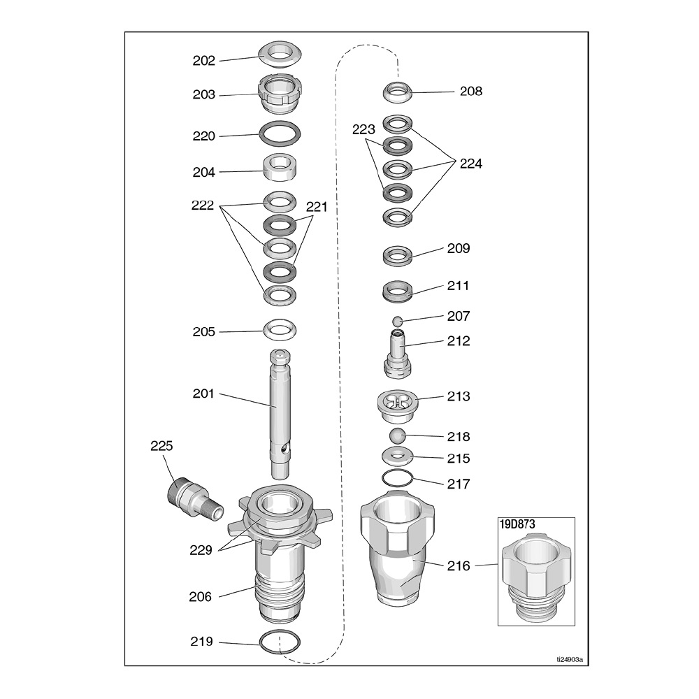 ST Max II 495 PC Pro Hi-Boy - 17E874 - Unterpumpe 17C489