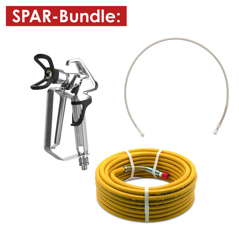 Spar-Bundle: Wagner Vector Pro 4 Finger 7/8"  inkl. HD-Schlauch und PTFE Peitsche